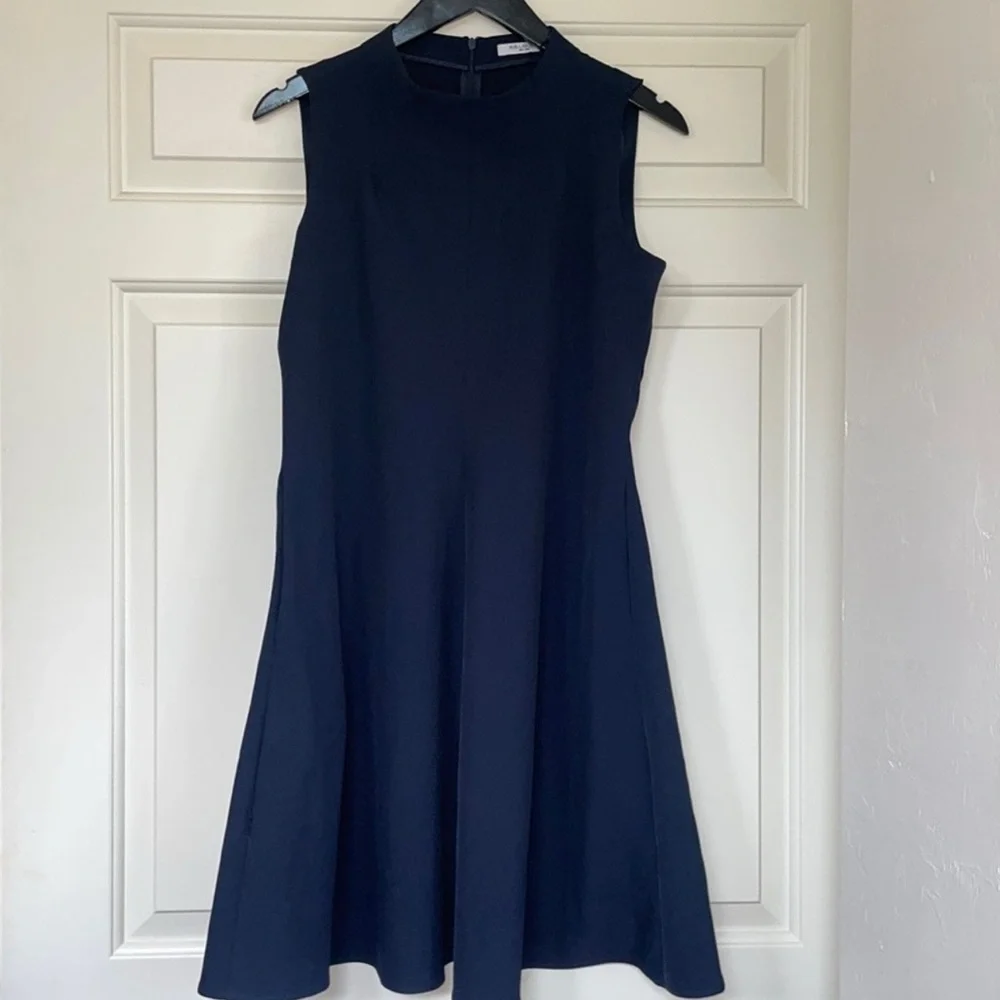 M.M. LaFleur The Malala Dress Recycled WonderTex in Midnight - Picture 6 of 9